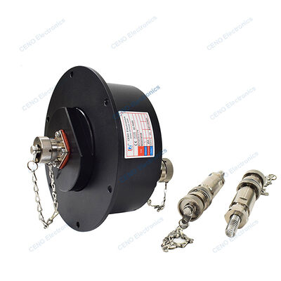 Low temperature slip ring with 1 circuit electric power for rotary platforms