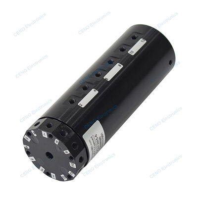12 channels pneumatic rotary union with 30rpm gas slip ring for industry robot