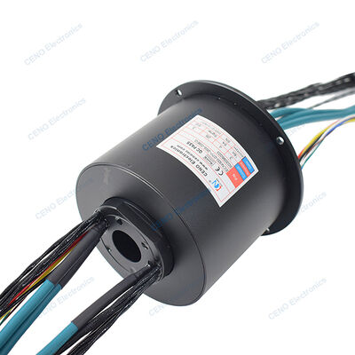 Low Temperature Ethernet Slip Ring with Electric Power and Signal for Industry