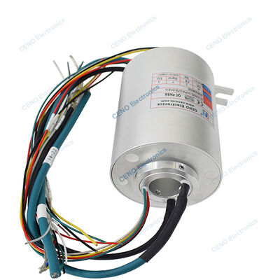 Ethernet Slip Ring combine Electric Power & Encoder Signal for Industry Robot