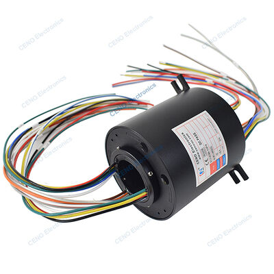 Electric Power Slip Ring with Through Hole 38mm  and optional for robotic arms