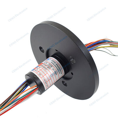 Compact Structure Capsule Slip Ring with 19 circuits Electric Power and option