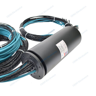 Integrated Power Ethernet and Pneumatic Rotary Union for Industrial System