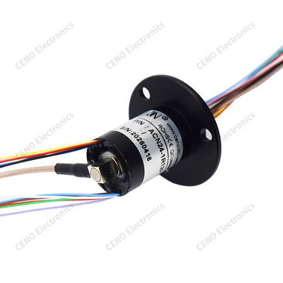 Combined Slip Ring for Mixed Signal and Power Transmission on Rotating Platforms