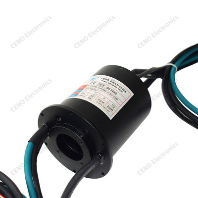 Hollow-shaft Slip Ring with 3×25A power circuits