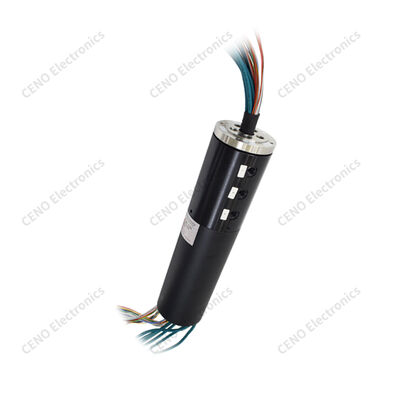 Pneumatic-Electric Integrated Slip Ring for 360° rotation with multi-channel air