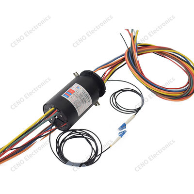 Opto Electric Hybrid Flange Slip Ring for 360 Degree Continuous Rotation