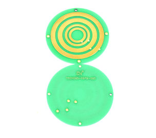 Two Circuit Pancake Slip Ring Two Signal 380VAC For Moving Medium System