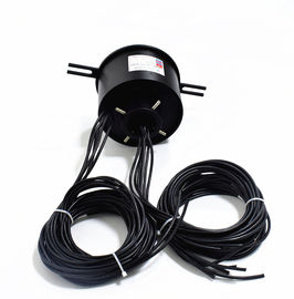 40A Through Hole Slip Ring Aluminum Alloy Sandblasting Oxidation Black Material