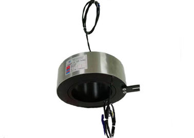 Large Diameter Rotary Slip Ring 100rpm Speed IP54 112mm Robot Arm Application