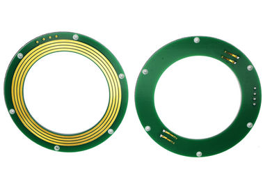 FR-4 PCB Disc Slip Ring Through Bore Power Signal Combinations For Excavator Uses