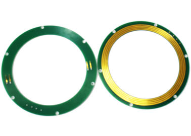 PCB Material Pancake Slip Ring Thickness 7mm 0~12VAC/VDC Excavator Application