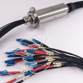 Multi - Channel Fiber Optical Rotary Joint IP54 38mm Wave Length 300rpm Speed
