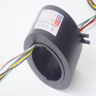 Through Bore 80mm Slip Ring Rotary Joint For Military Project